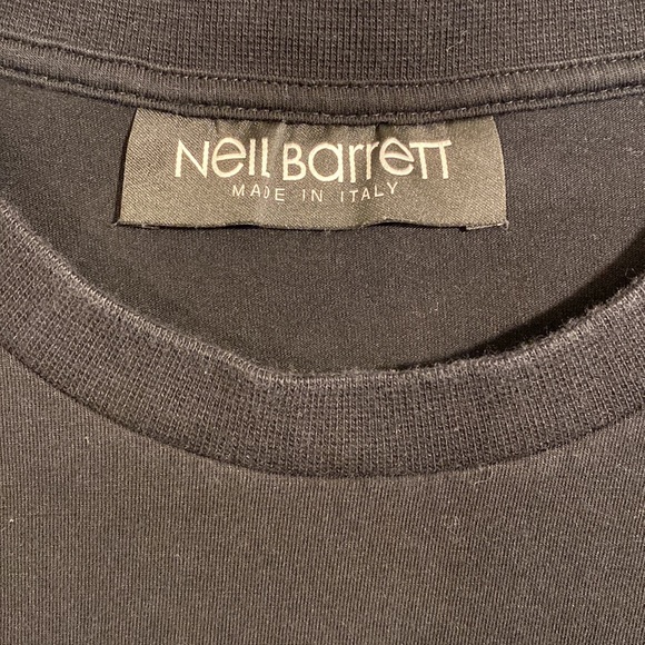 Neil Barrett Floral Bolt T Shirt Regular length, Slim Fit - Picture 6 of 9